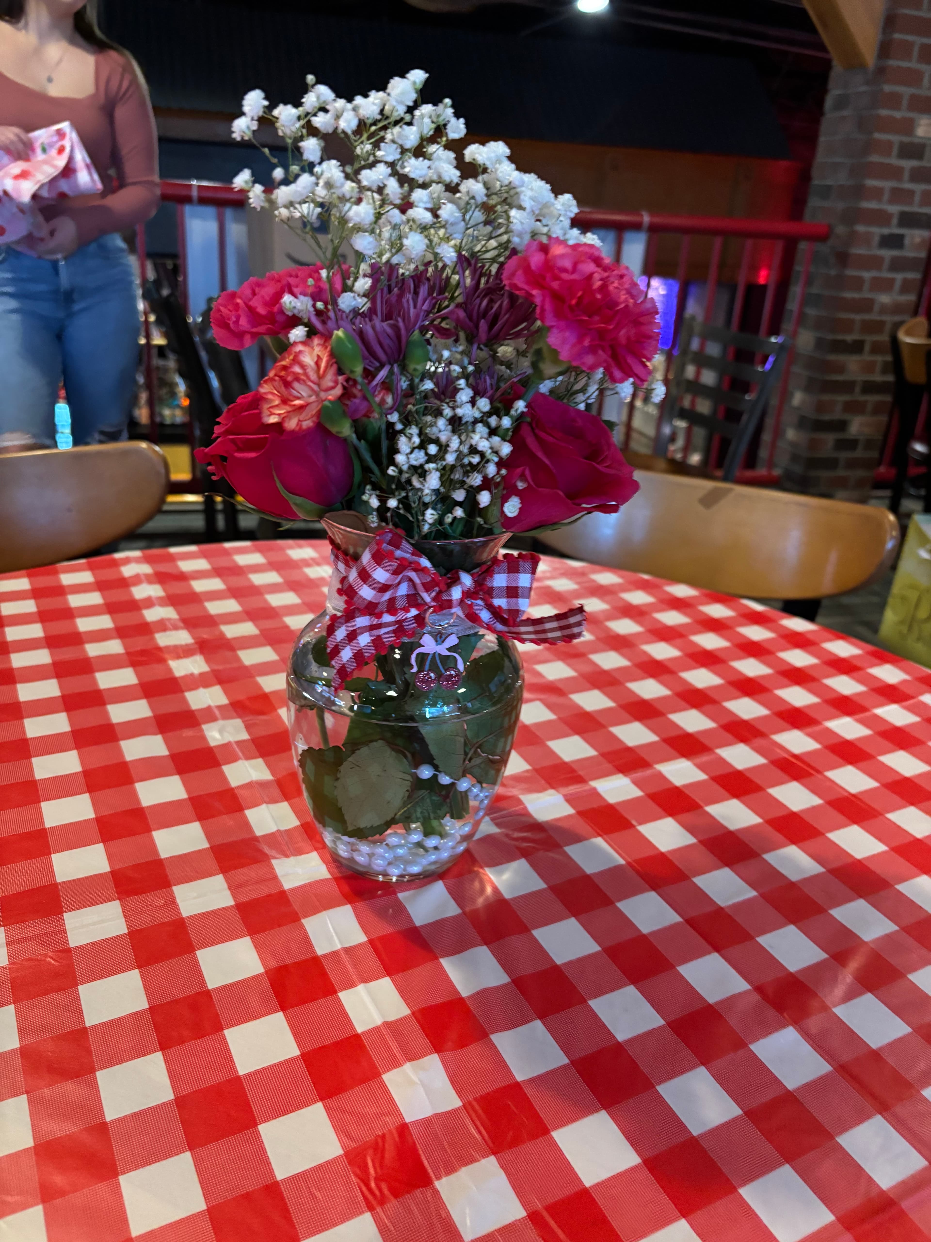 Floral arrangement detail from a MollyBoo Events celebration in Toledo